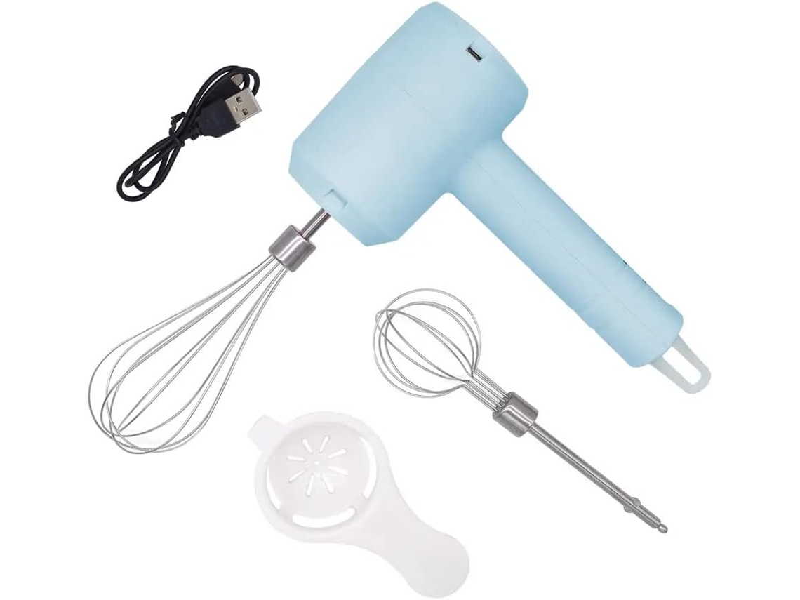 Batedeira Elétrica De Mão Para Ovos, Recarregável Via Usb