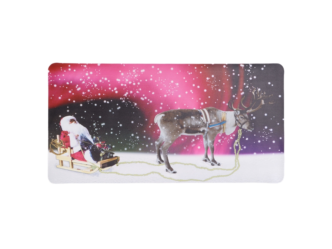 Mouse Pad E Tapete De Mesa Em Couro, Fácil Limpeza, Impressão Criativa.