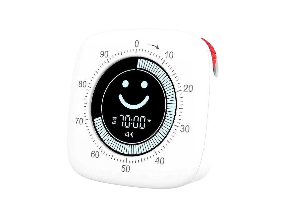Temporizador, Temporizadores Digitais, Temporizador Magnético De Cozinha Para Cozinhar Branco Slowmoose