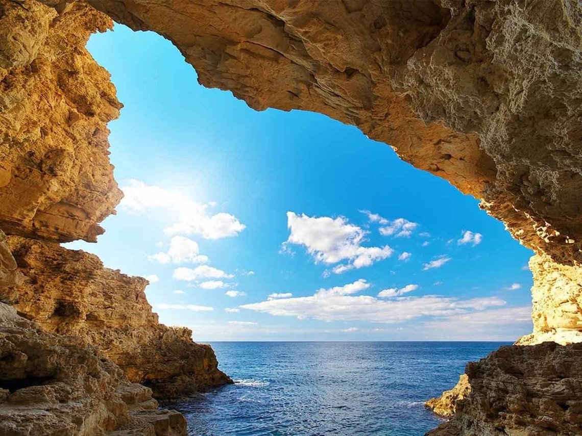 Quadro OEDIM Caverna do Mar  (Multicolor - 100x60cm - PVC)
