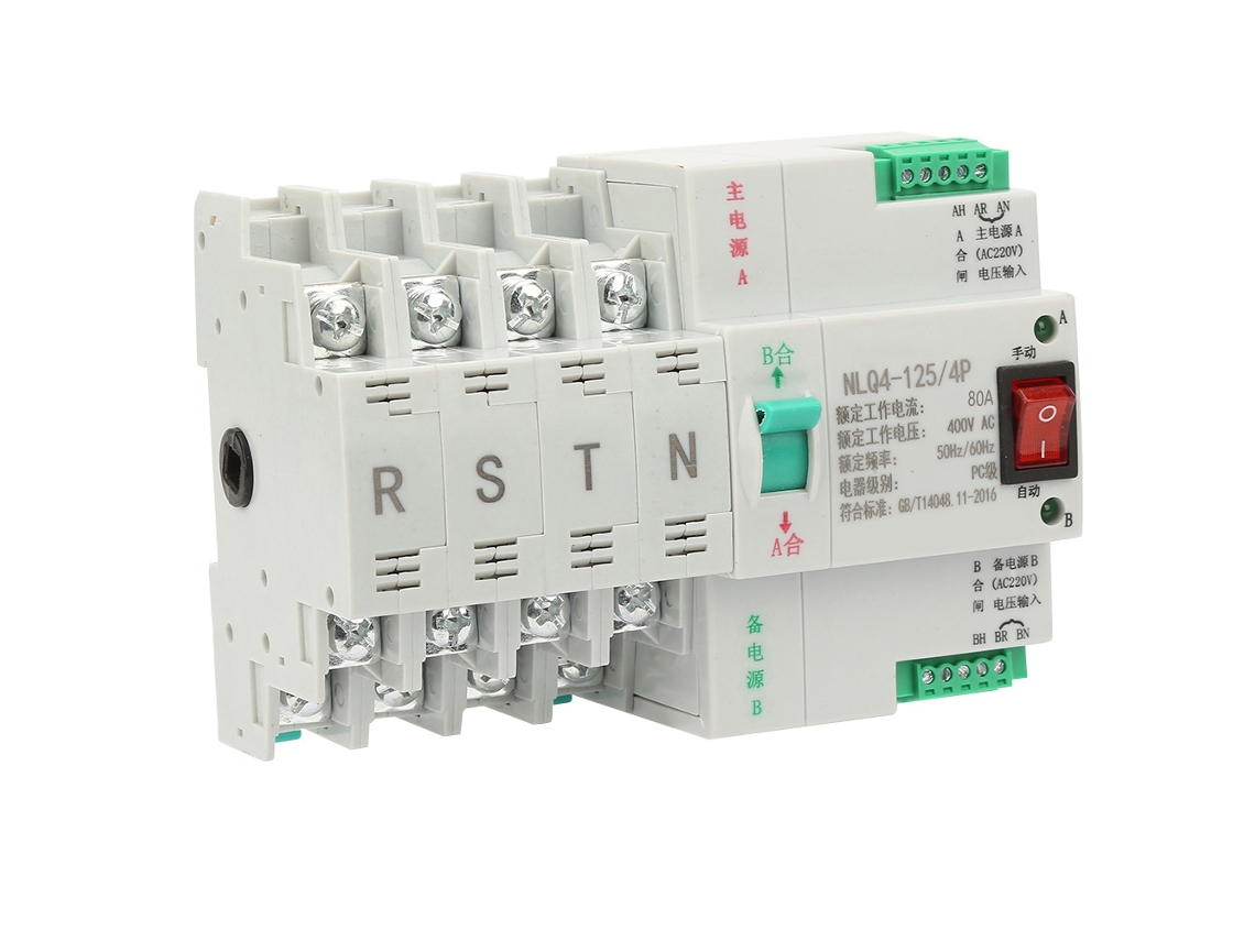 Interruptor de Transferência Automática de Dupla Potência 4p 400v 80a