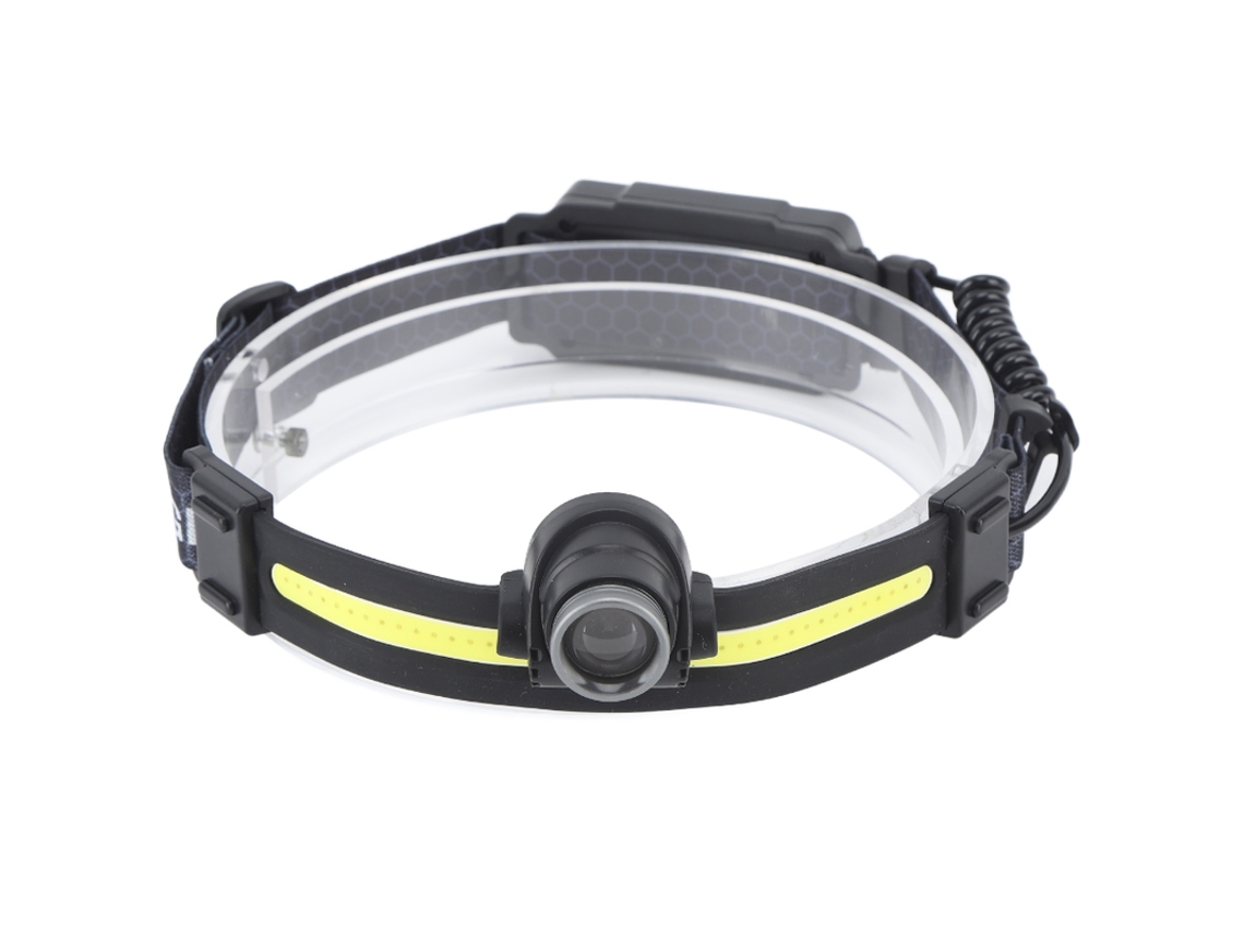 Farol Led Yunzii Sensor Ultra Brilhante À Prova Dágua Recarregável Luz Externa Pesca Corrida Preto