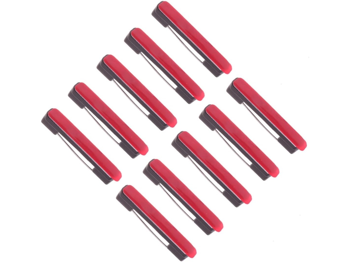 Wooneky 100-fixadores Plásticos Com Design Autoadesivo E De Fácil Abertura Para Artesanato Segurança Crachás