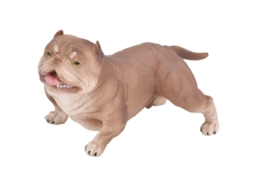 Walshlxq Modelo de Simulação de Bulldog Figura Educativa de Decoração Colecionável Brinquedo Pl127 1050