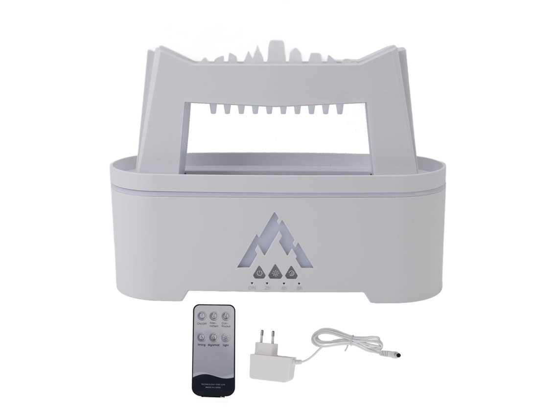 Laxiscreed Umidificador De Aromaterapia Pequeno, Silencioso, Branco E Com Névoa Intensa, Plugue