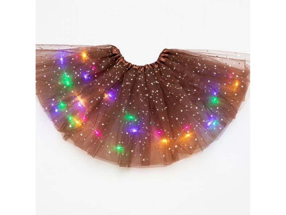 Falda Tutu Led Meninas Fiesta Disfraz Hada Princesa | S/MARCA