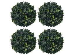Vidaxl Bolas De Buxos Artificiais 4 Pcs 12 Cm