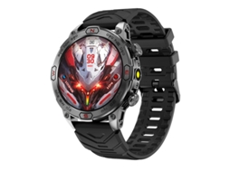 Smartwatch Yizhood Kc86 1.43 Inch Chamada Bluetooth 100 Modos Desportivos Monitorização Da Saúde (android E Ios Preto)