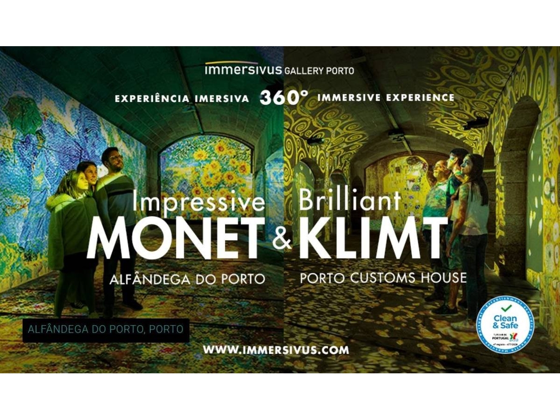 Bilhete IMPRESSIVE MONET & BRILLIANT KLIMT