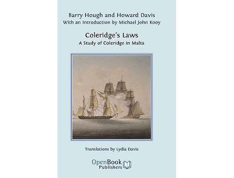 Livro Coleridges Laws a Study of Coleridge in Malta de Barry Hough Howard Davis (Inglês)
