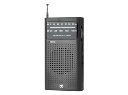 Rádio Bolso Analógico Fm/am Preto Abs a Pilha ZYBLSSBB