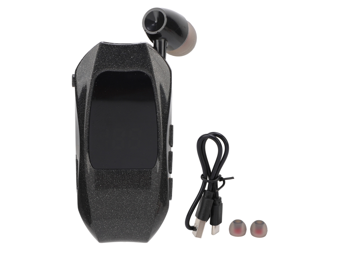 Fone Bluetooth Sem Fio com Microfone, Redução de Ruído, 300mAh