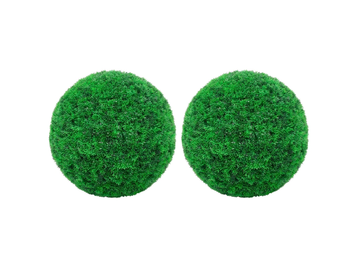 Vidaxl Bolas De Buxos Artificiais 2 Pcs 35 Cm