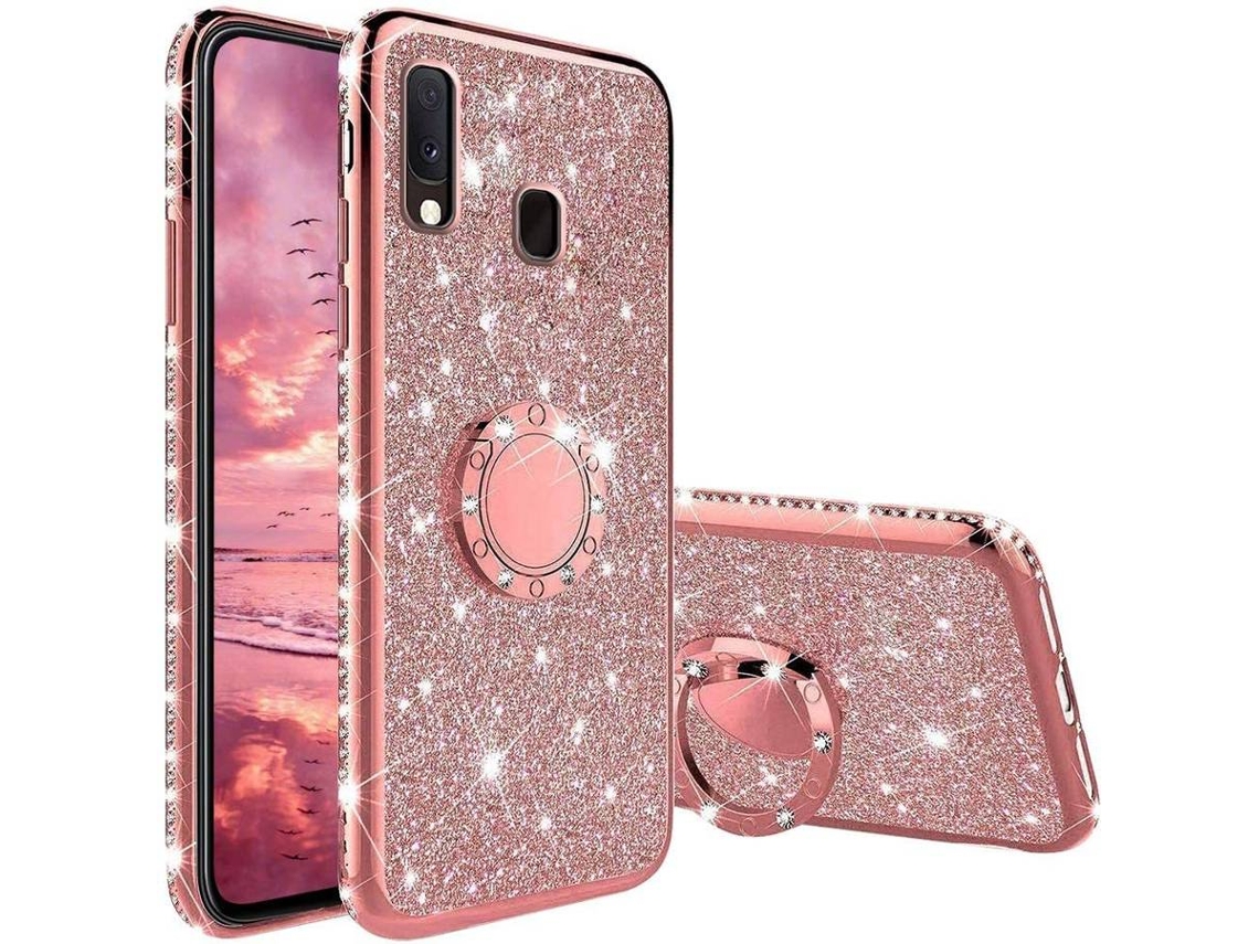 Capa Samsung Galaxy A40 HONGWE. Rosa