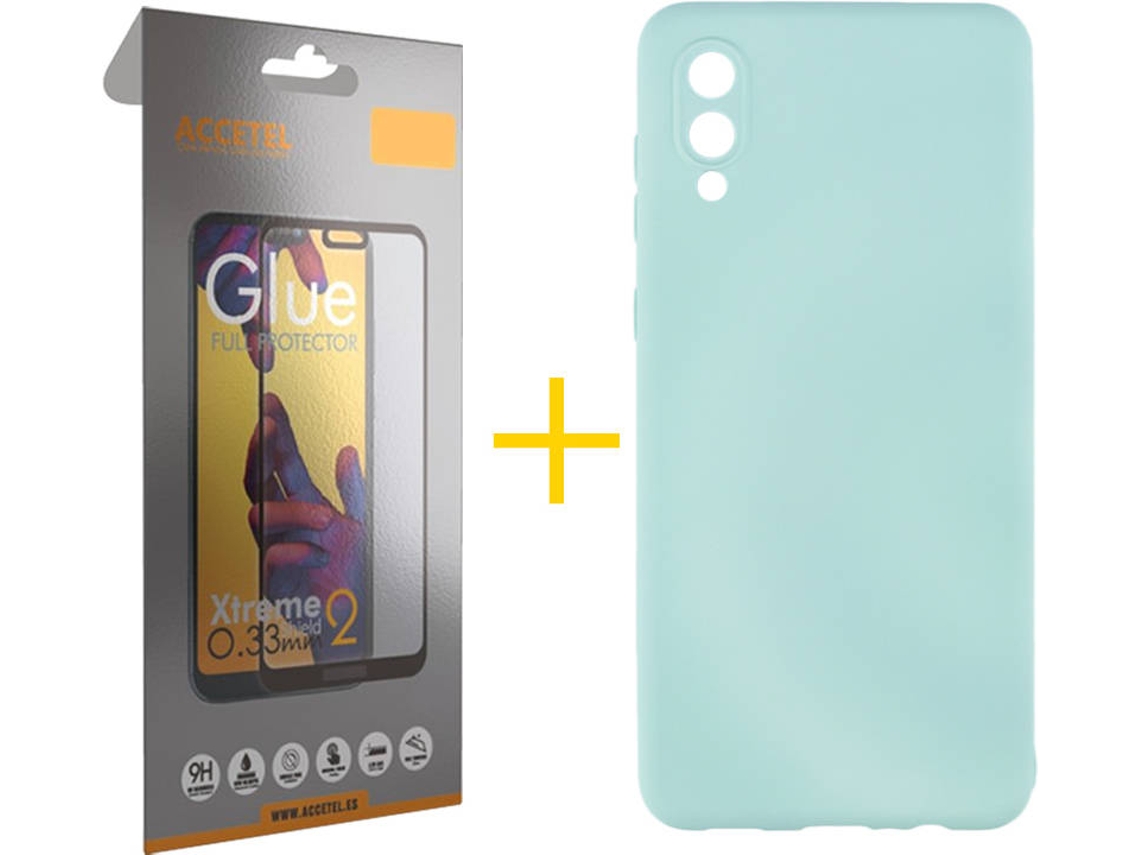 Capa e Película Samsung A02 ACCETEL 2269 Verde