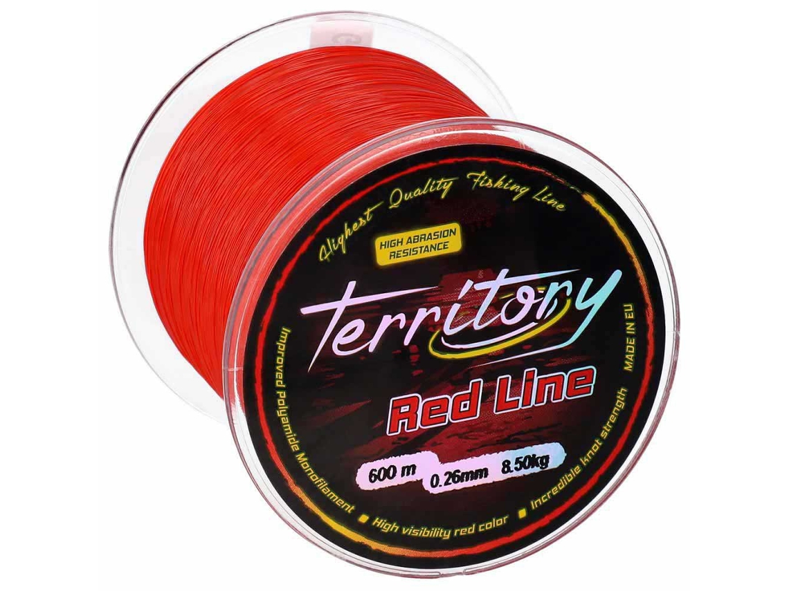 Monofilamento Territory 600 M Vermelho 0.260 Mmmikado