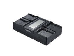 2026 cargador de Baterías de 4 Canales para Lp e6, Lp e6n, Np f970, Np f550, Sony A7iii/a7siii Y Canon