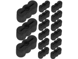 Conjunto De 20 Batentes Borracha Para Corrediças Gavetas, Antiderrapantes, Com Função De Segurança Antidesconexão Para