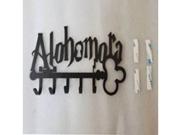 Porta chaves Decorativo de Metal para Parede com 5 Ganchos, Porta chaves Mágico para Corredor, Armário, Quarto Infantil BRILVIBERA