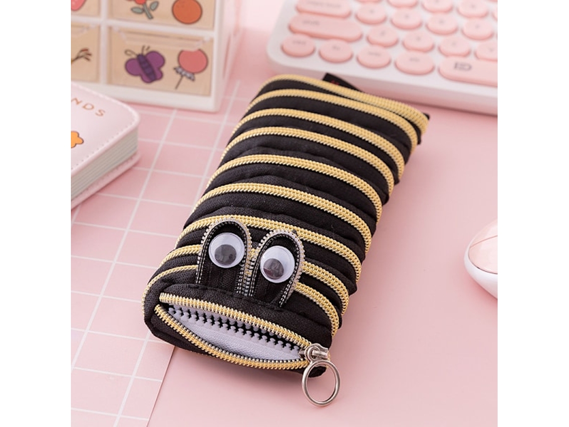 Estojo para Lápis, Portátil, com Zíper, Escolar, Infantil AQUAFORGE