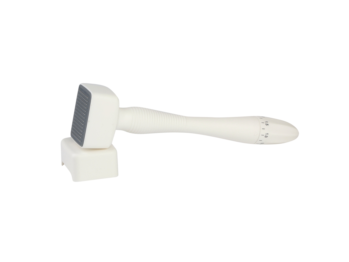 Rodillo De Microagujas Ajustável Para Cuidado Da Pele Facial Crescimento De Cabelo Barba Anti-queda