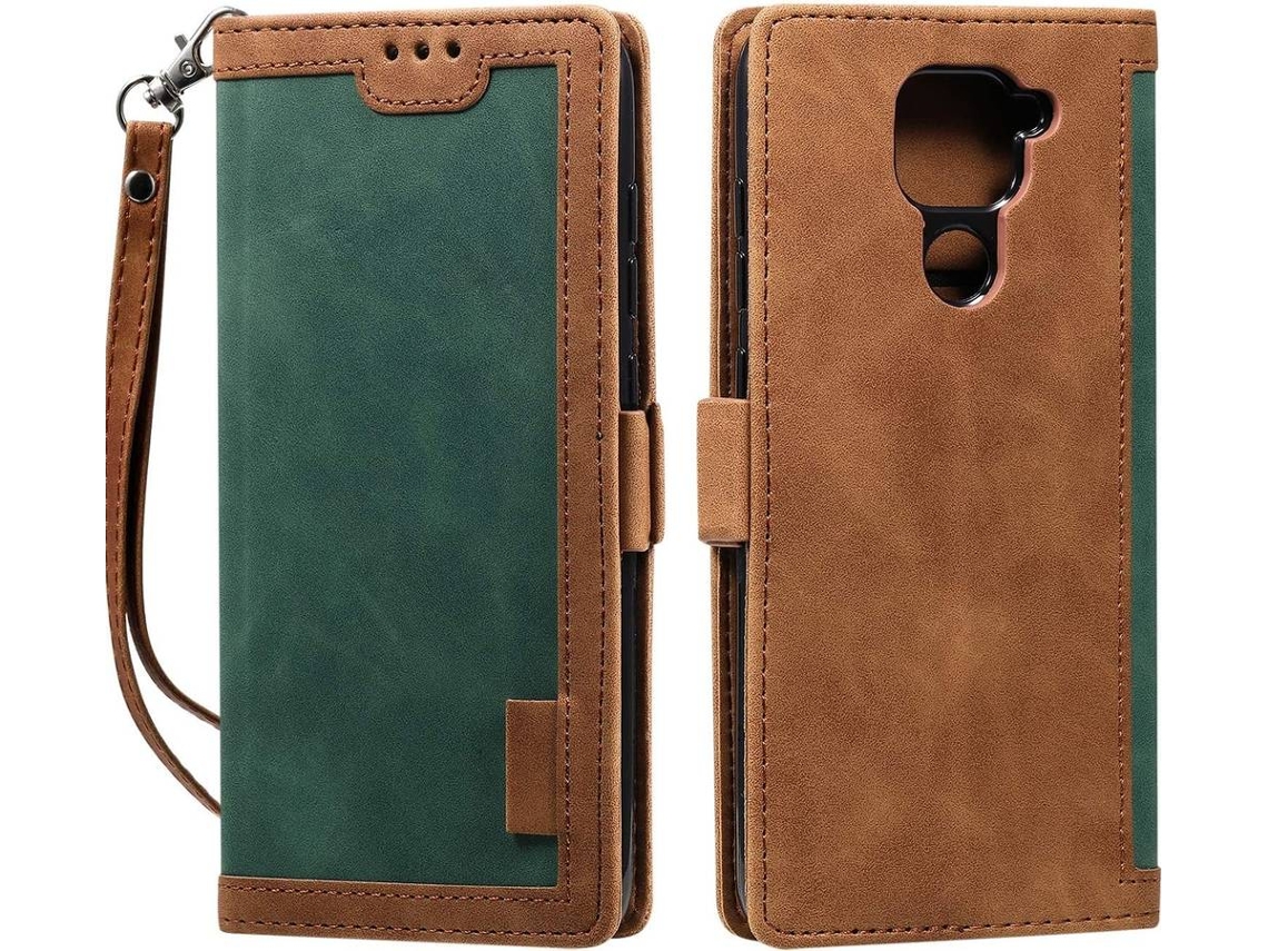 Capa Xiaomi Redmi Note 9 HONGWE. Livro Verde