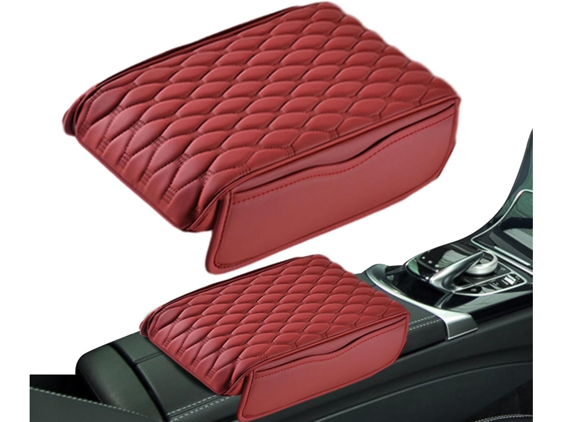 Almofada de apoio de braço para carro, almofada de console central à prova d'água
