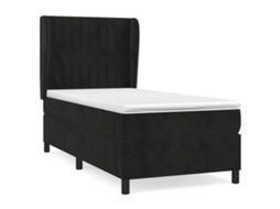 Box Spring Bed, Box Spring Beds Vidaxl Preto Veludo (80 X 200 Cm)