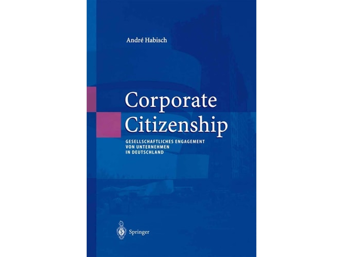 Livro Corporate Citizenship De André Habisch (alemão)