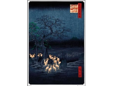 Póster GB Hiroshige New Years Eve Foxfire (61x91.5 cm)