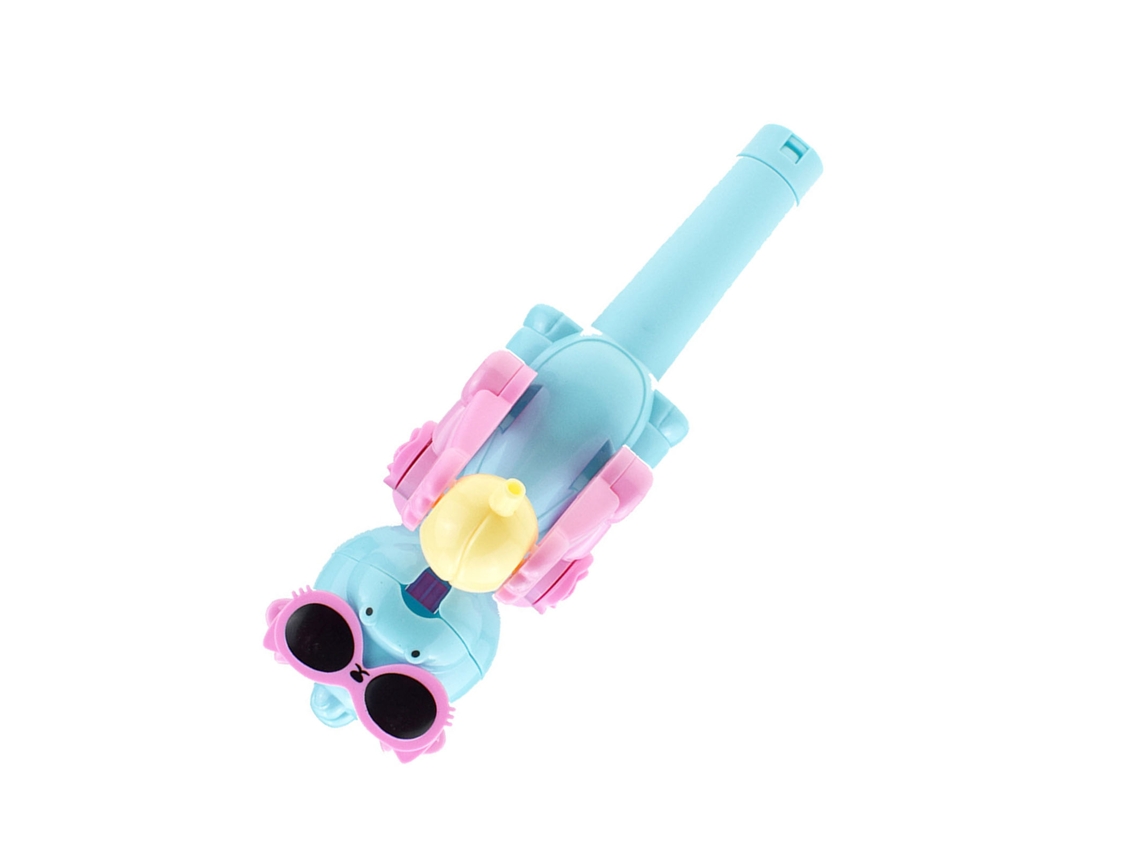 Primerox suporte de Pirulito Robô Divertido Forma de Dinossauro Azul 21cm para Crianças