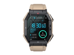 Smartwatch NISSGU Militar Desportivo de 185'' com Frequência Cardíaca Cáqui