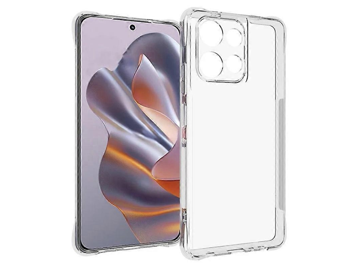 Capa Traseira Transparente De Tpu Wanlonfeng Tm Series 2,0 Mm Para Motorola Moto G Power (2025)