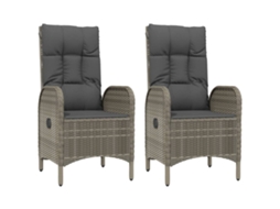 Outdoor Chair, Outdoor Chairs Vidaxl Cinzeto Rattan / Vime (n/a)