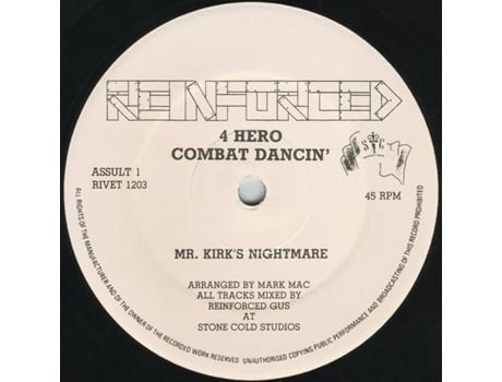 Vinil Combat Dancin Reinforced Records