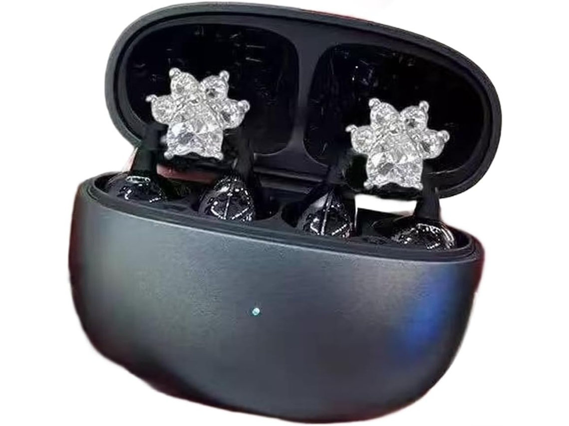 Clip Para Casque Papillon Plaqué Ou Suporte De Cabo Elegante Com Estilo Coréen Para Écouteurs Para Decoração
