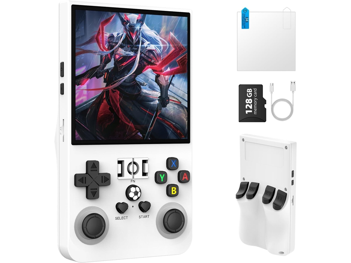 Console de Jogos Portátil Retrô R36max com Sistema Linux Código Aberto, Mais 22.000 Clássicos Integrados , Tela Ips Hd 4 Polegadas VONKELIOS