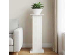 Vidaxl Suporte Para Plantas Branco Brilhante 30,5 X 30 X 80,5 Cm