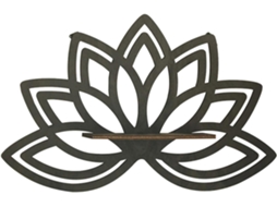 Prateleira Prática Com Recorte Floral, Fácil De Instalar, Suporte De Canto Para Maquiagem, Organizador De Parede Para