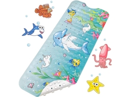 Tapete de Banheira Nova Line, Anti Deslizante, 100x40cm, Ventosas | S/MARCA