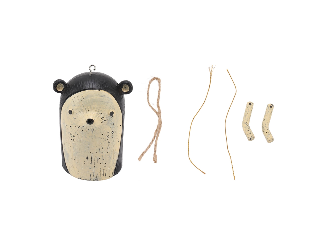 Rustic Animal Wind Chimes LAXISCREED (decoração natural, quintal)
