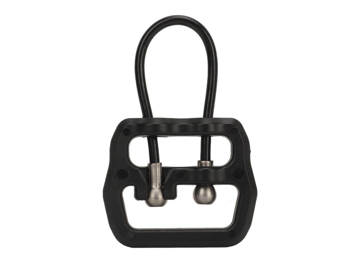 Qd Wire Loop Preto De Aço Inoxidável Com Liberação Rápida Para Cinto De Combate 25mm Aventuras Ao Ar Livre