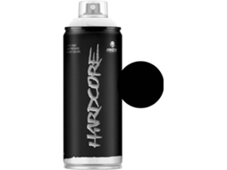 Spray MONTANA COLORS Harcore R-9011 Black (400 ml - Preto)