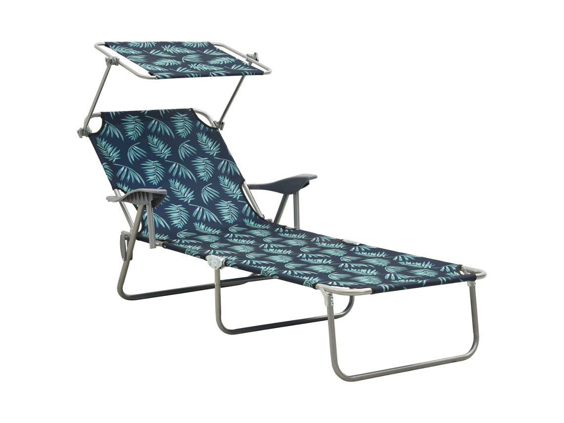 Outdoor Sunbed, Outdoor Sunbeds Vidaxl Verde Tecido (n/a)