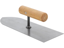 Desempenadeira De Gesso, Ferramenta De Alisamento Em Aço Inoxidável Com Cabo Ergonômico De Madeira.