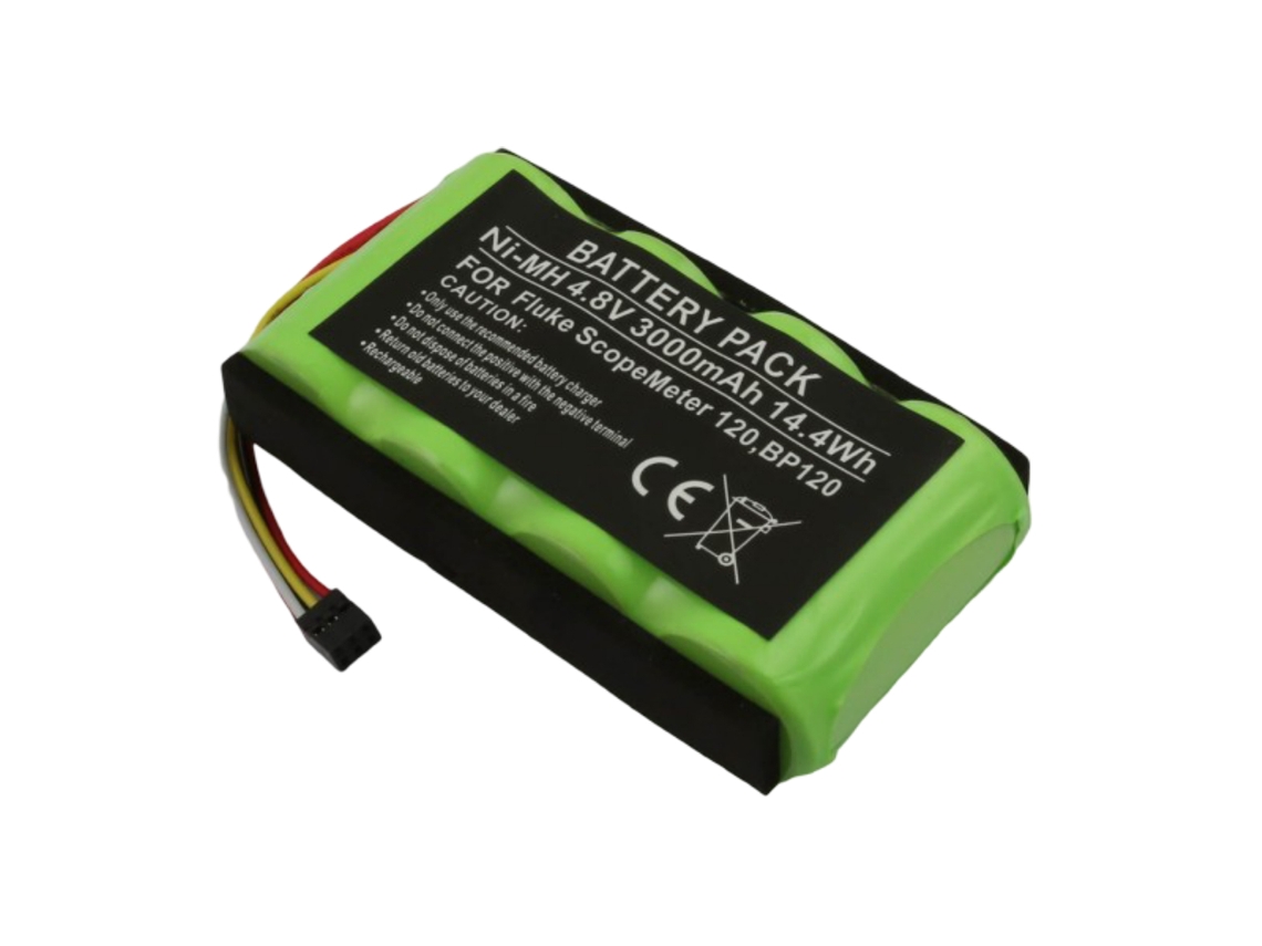 Bateria Para Osciloscópio Fluke Scopemeter 120 / 123 / 123s Ni-mh 4,8v 3000mah