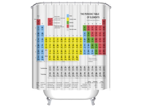 Cortina De Chuveiro 180x180 Cortina De Chuveiro Em Tecido De Poliéster Grosso, Lavável Na Máquina, Antimofo E Impermeável. Inclui 12 Ganchos Para Qjh