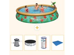 Bestway Piscina Bestway Fast Set Redonda - 457x84 Cm - 5-peças S341
