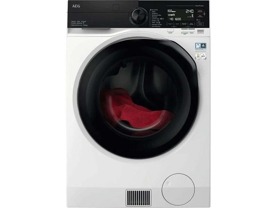 Máquina de Lavar e Secar Roupa AEG LWR9816O1C (10 Kg - 1600 rpm - Branco)
