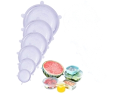 Tampas De Silicone Zoneyan, 12 Unidades. De Elásticas Em Diferentes Tamanhos. Reutilizáveis E Com Expansão Permanente, Tigelas, Tfrf